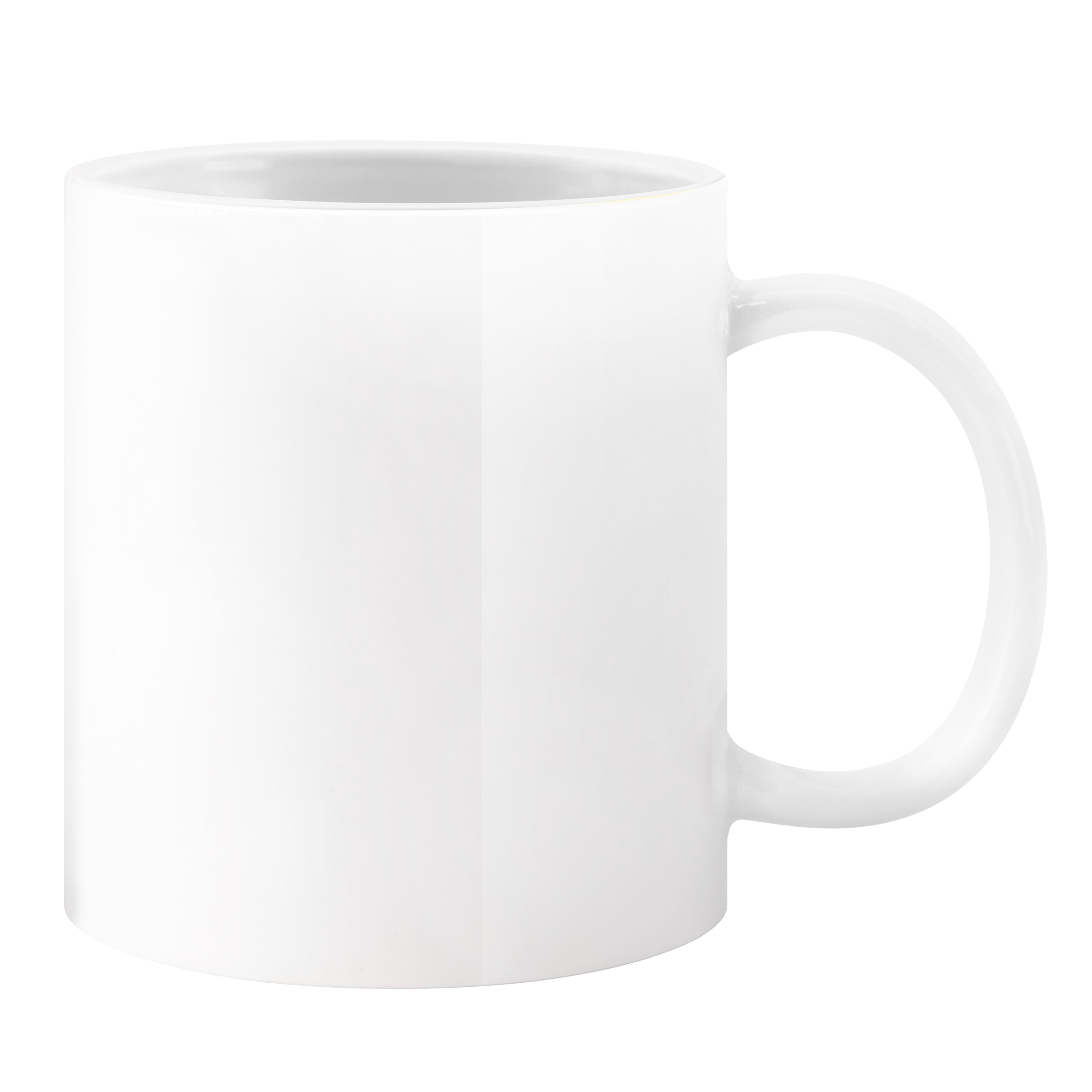Tasse blank weiß