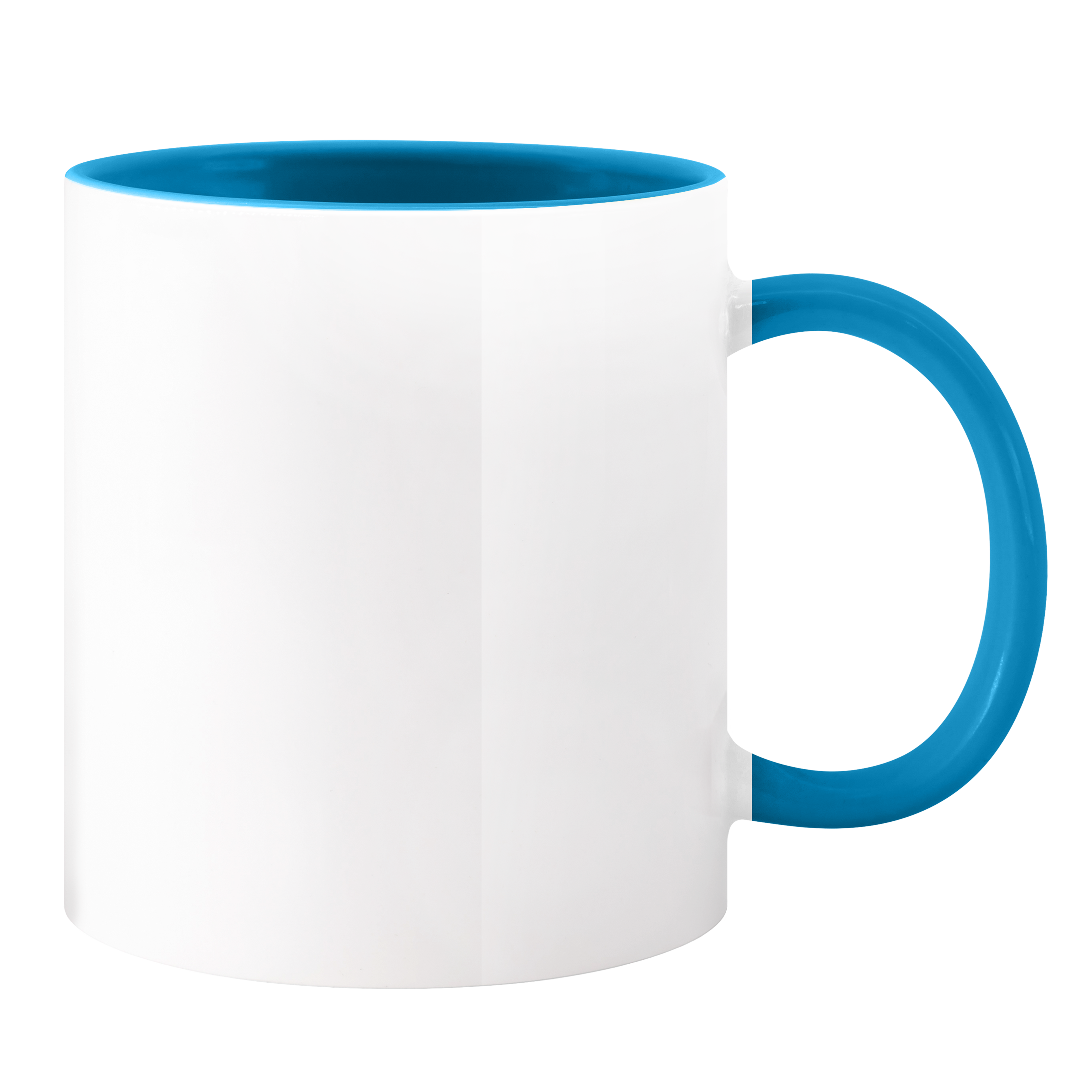 Tasse blank blau